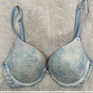 PINK push up tie dye bra